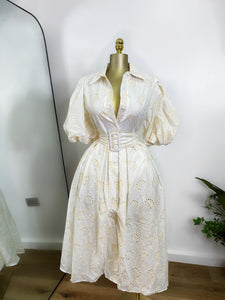 Selena Cream Dress