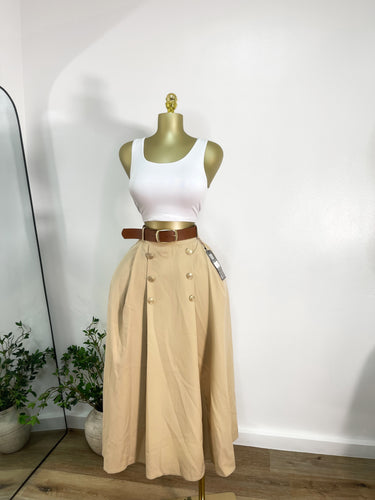 Nude Midi skirt
