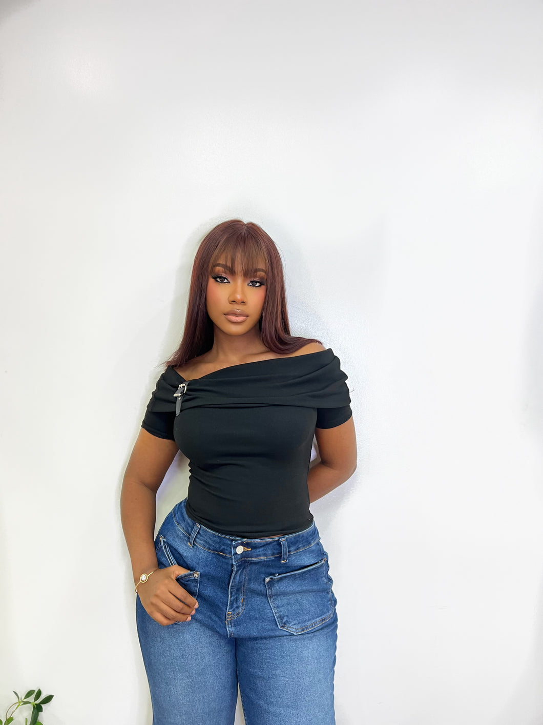 Tania Black Top