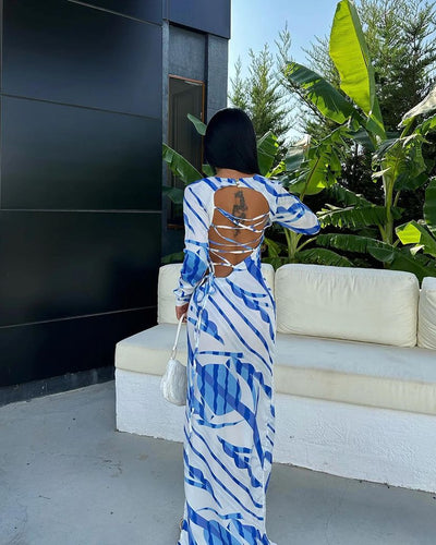 Blue Print Maxi