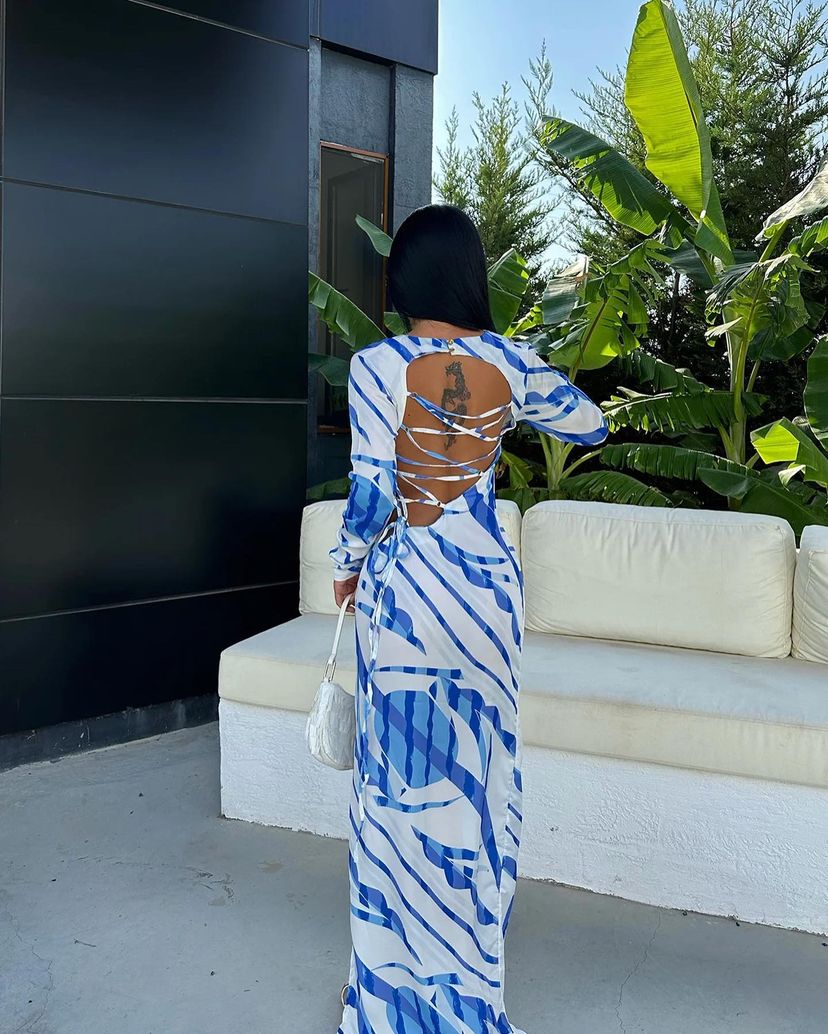 Blue Print Maxi