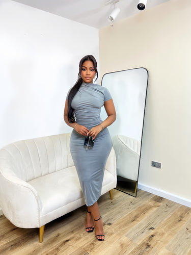 Kate Grey Midi Dress