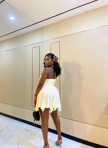 Cream Mini Dress