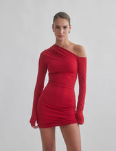 Load image into Gallery viewer, Red mini dress