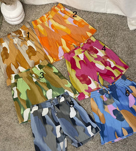 Estampado de verano corto