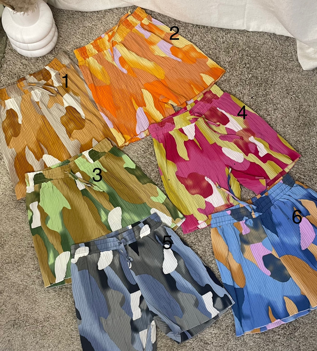 Estampado de verano corto