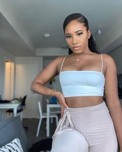 White Crop Top