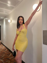 Load image into Gallery viewer, Yellow Mini Dress