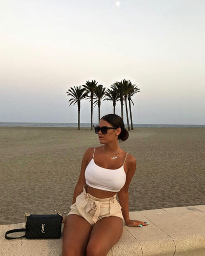 White Crop Top