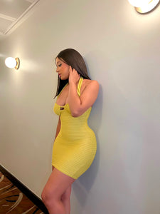 Yellow Mini Dress