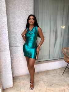 Emerald Mini Dress